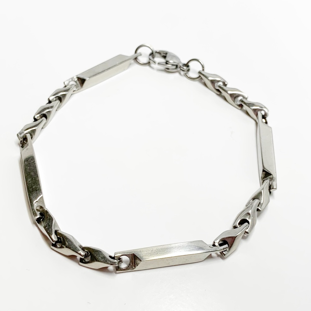 Silver Chain Men Bracelet